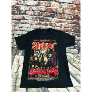 Slipknot The Devil In I Graphic T-Shirt Mens Medium Black Double Sided Band Tee